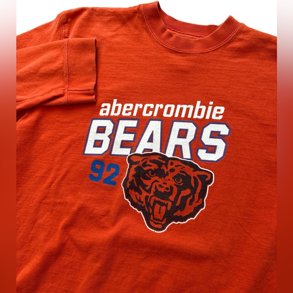 Vintage Y2K Abercrombie & Fitch Youth Large Long‎ Sleeve Shirt Abercrombie Bears